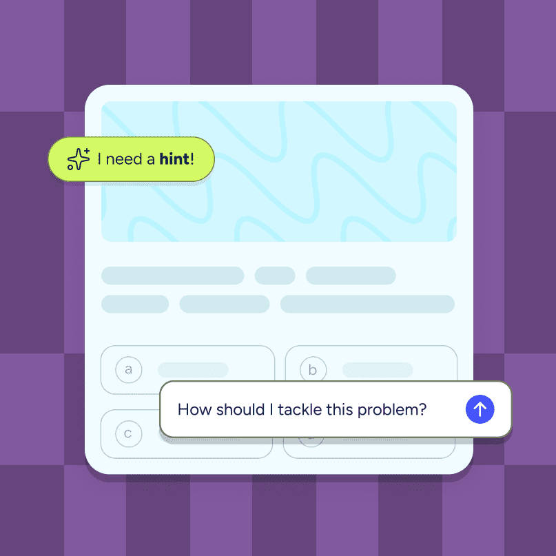 ACT practice question with hint and explanation