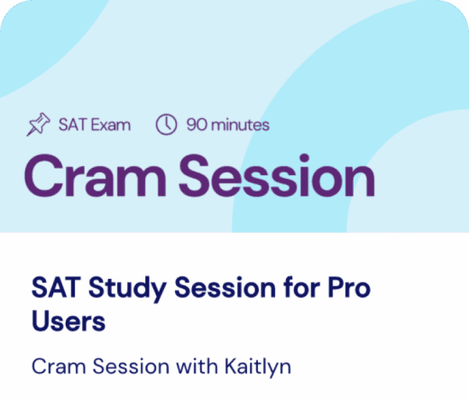 Acely live events graphic showing SAT and ACT prep cram sessions and study halls