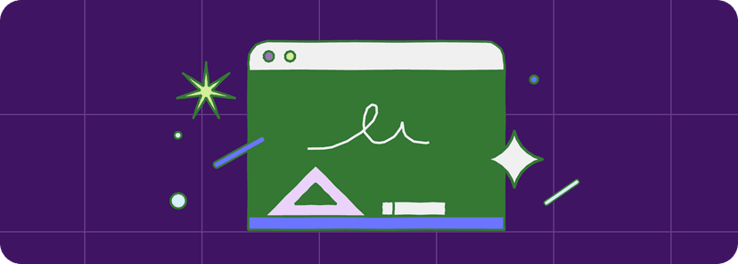 Desmos calculator interface with graph and tools